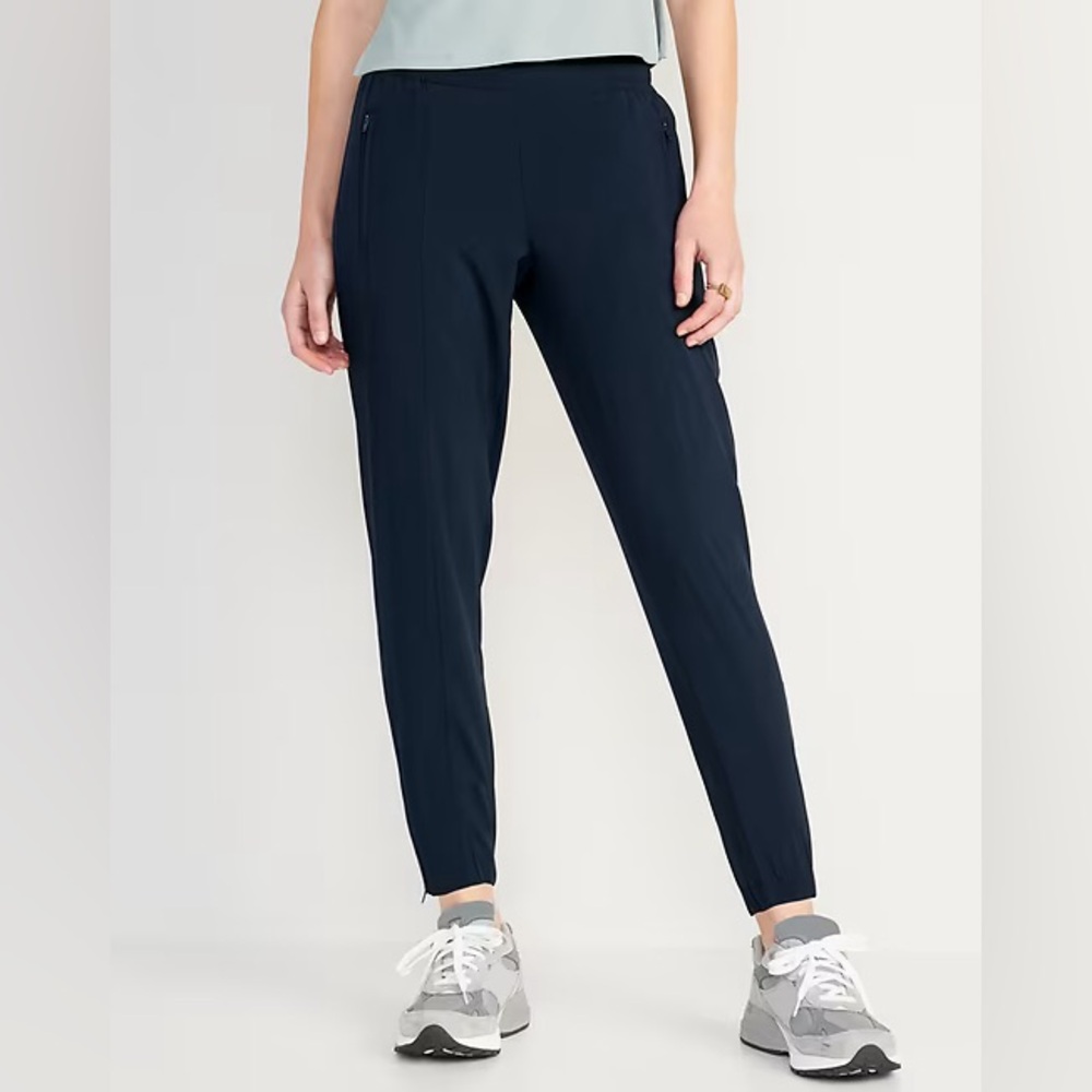 Old Navy Mid-Rise StretchTech Joggers Navy Blue Size Small